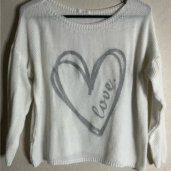 New Without Tag Made In Italy Crop Sweater Size Small - Picture 2 of 3